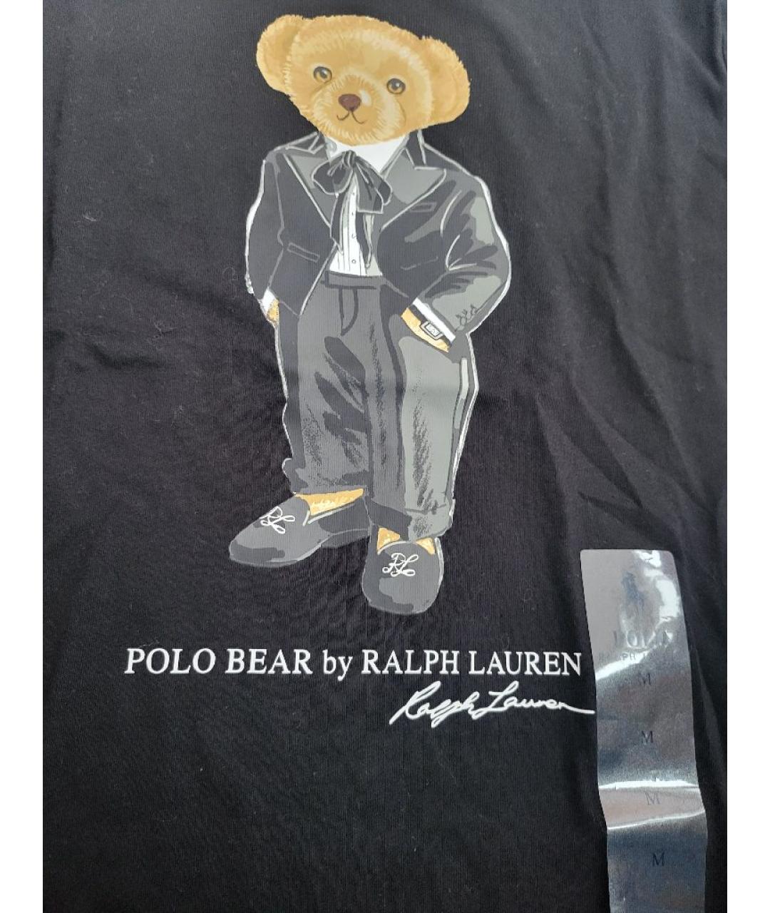 POLO RALPH LAUREN Черная хлопковая футболка, фото 5