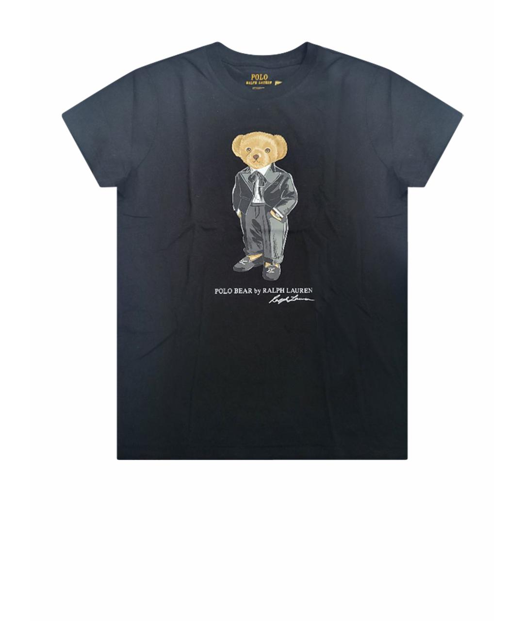 POLO RALPH LAUREN Черная хлопковая футболка, фото 1