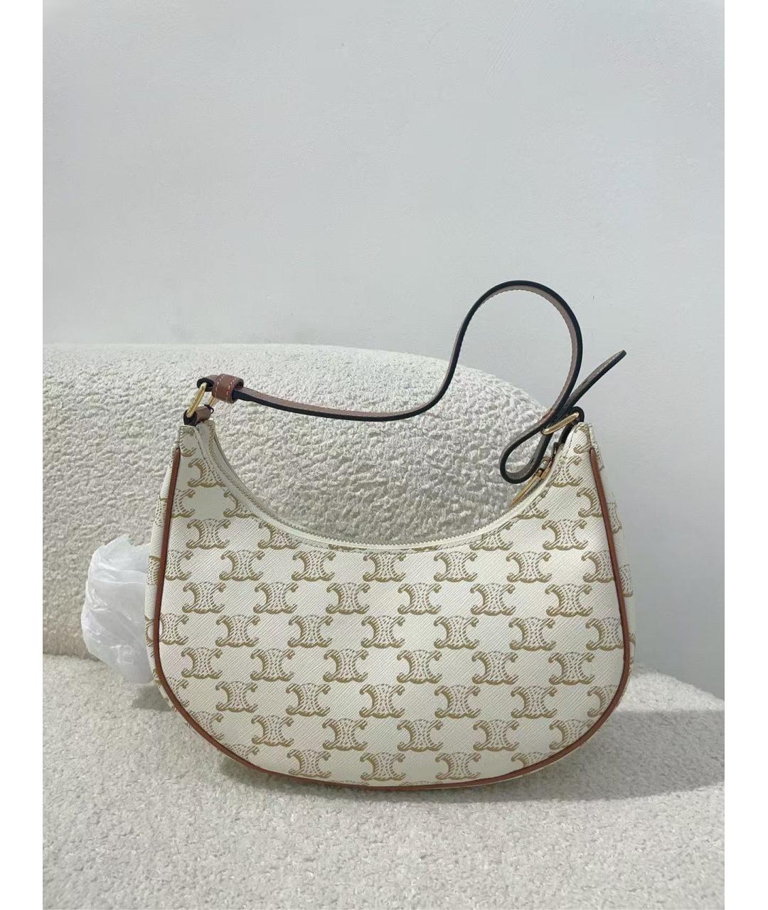 CELINE Бежевая сумка через плечо, фото 5