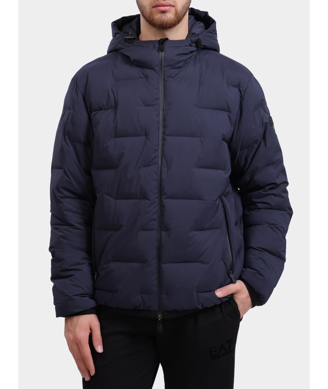 EA7 Синий пуховик, фото 6