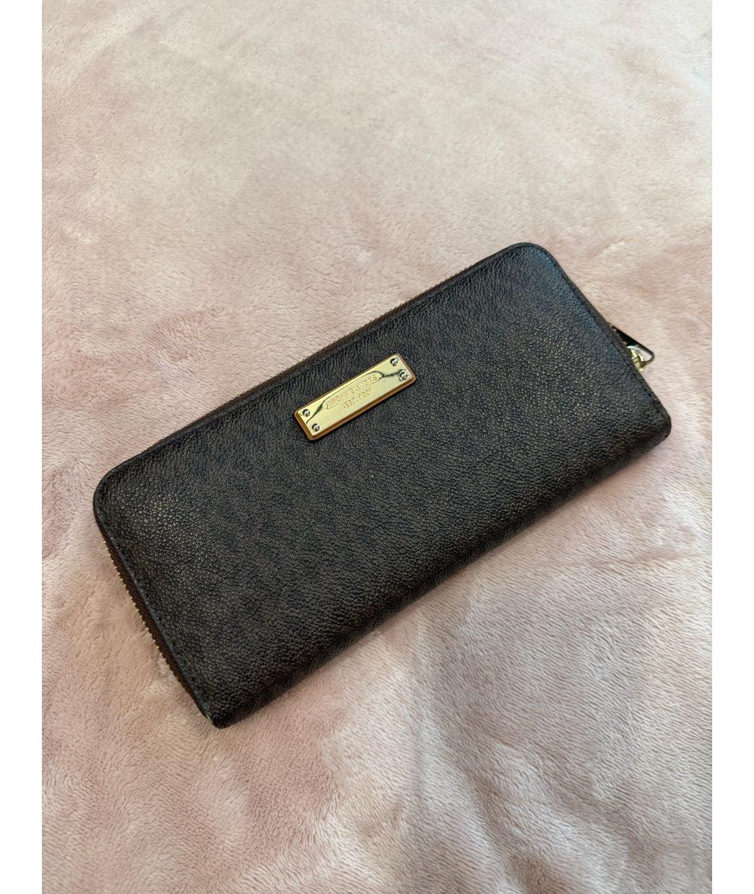 MICHAEL KORS Коричневый кошелек, фото 5