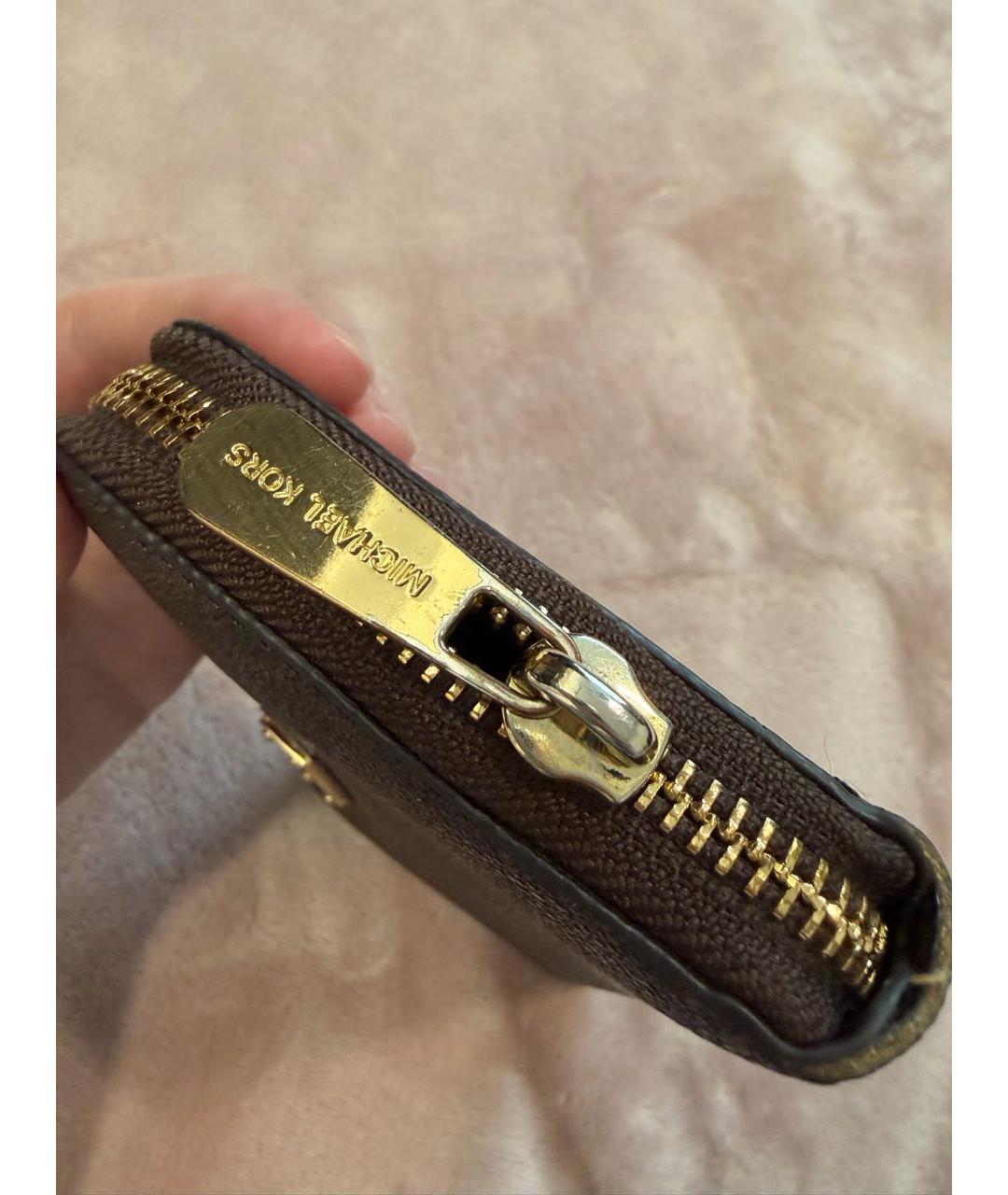 MICHAEL KORS Коричневый кошелек, фото 7