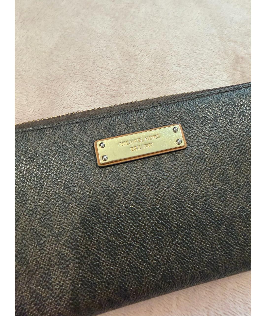 MICHAEL KORS Коричневый кошелек, фото 6