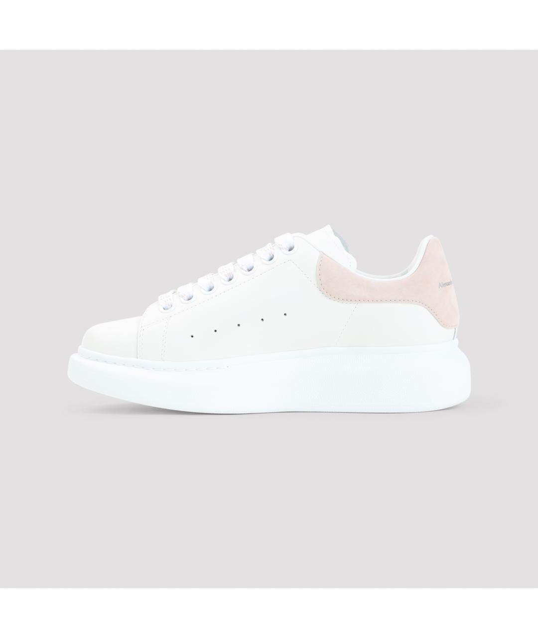 ALEXANDER MCQUEEN Белые кожаные кеды, фото 2