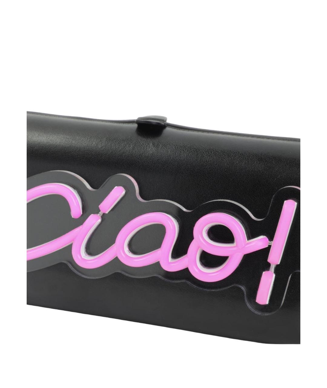 MOSCHINO Черная сумка через плечо, фото 3