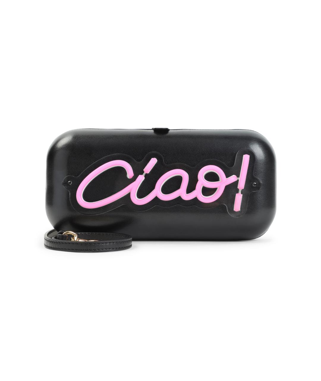 MOSCHINO Черная сумка через плечо из искусственной кожи, фото 1