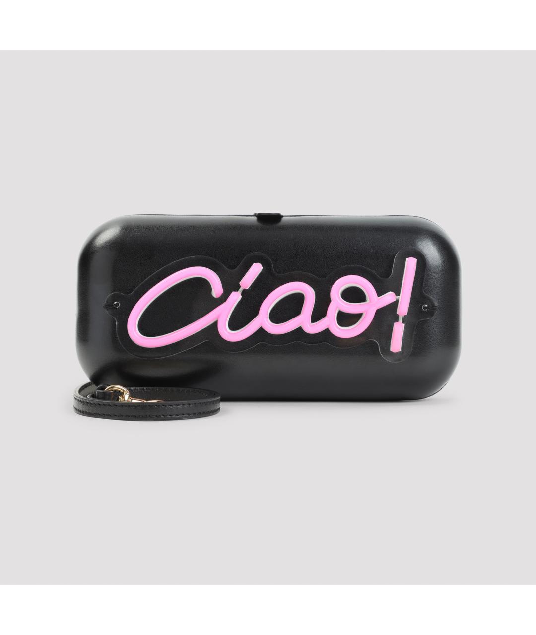 MOSCHINO Черная сумка через плечо из искусственной кожи, фото 2