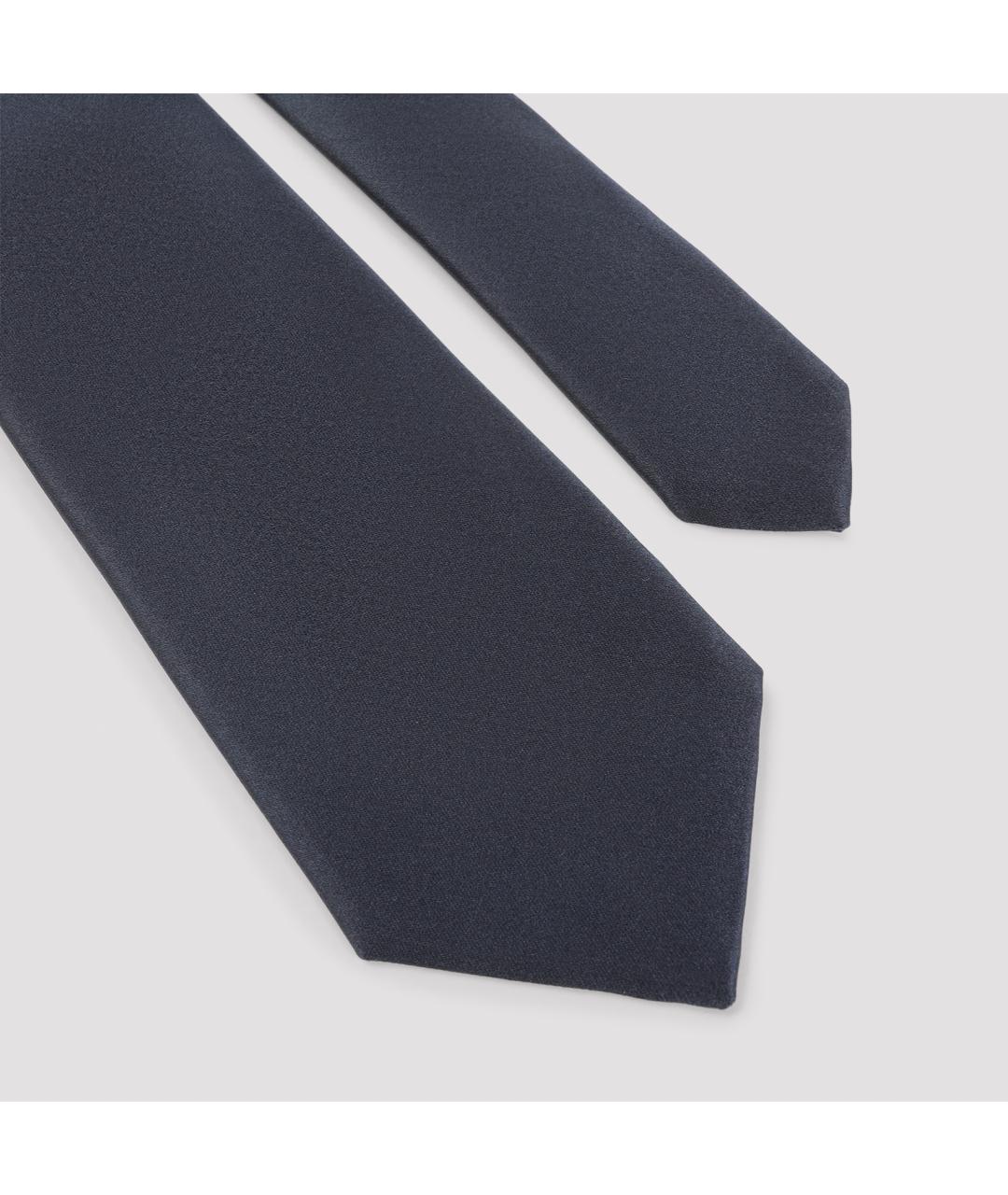 CANALI Синий шелковый галстук, фото 3