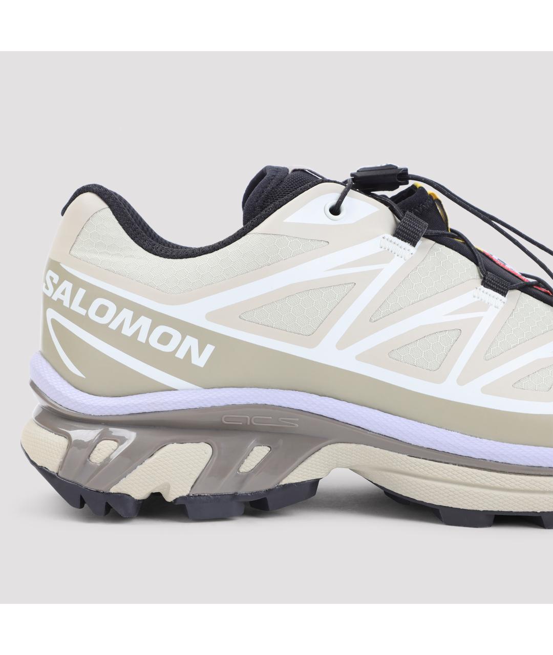 SALOMON Серые текстильные кроссовки, фото 4