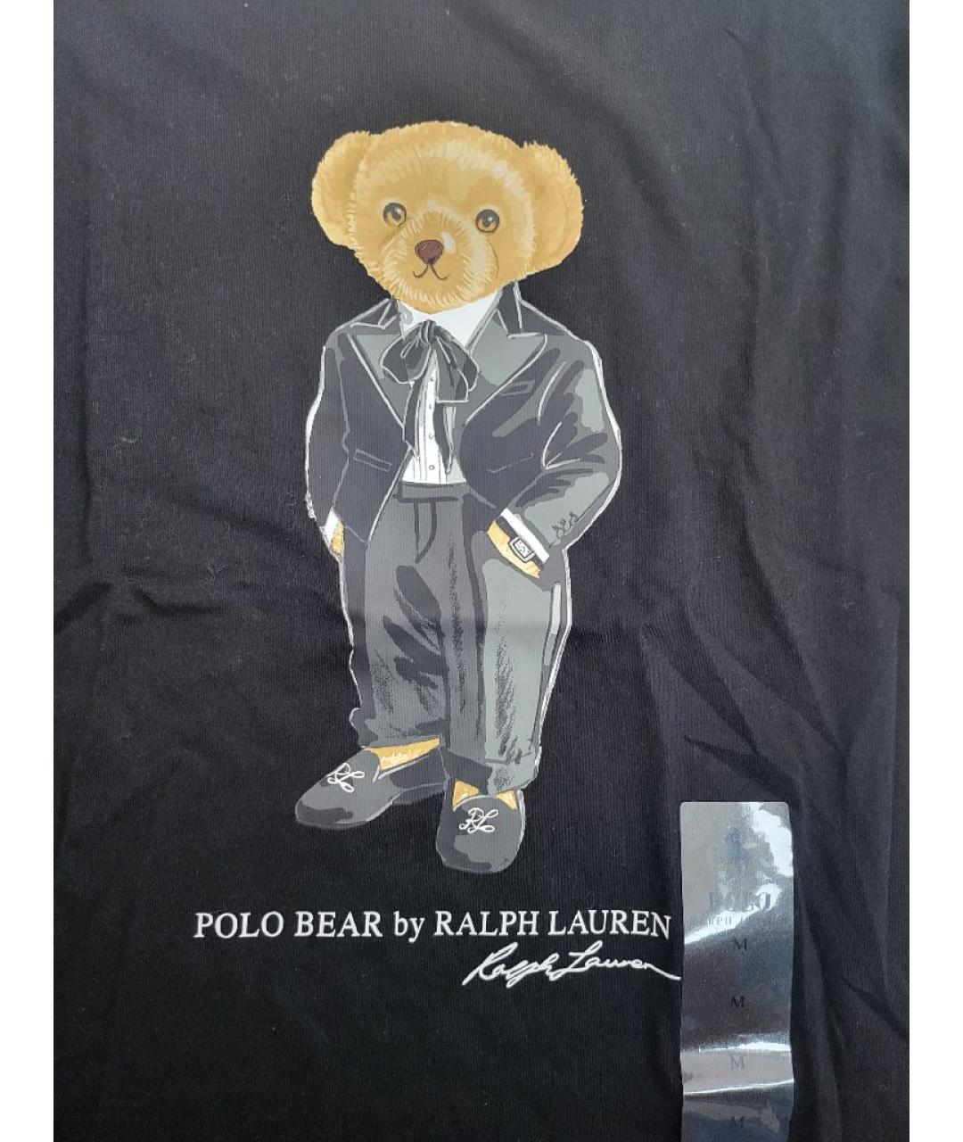 POLO RALPH LAUREN Черная хлопковая футболка, фото 4