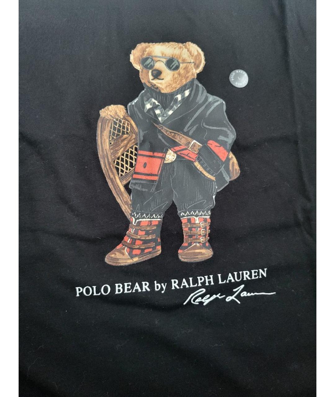 POLO RALPH LAUREN Черная хлопковая футболка, фото 6