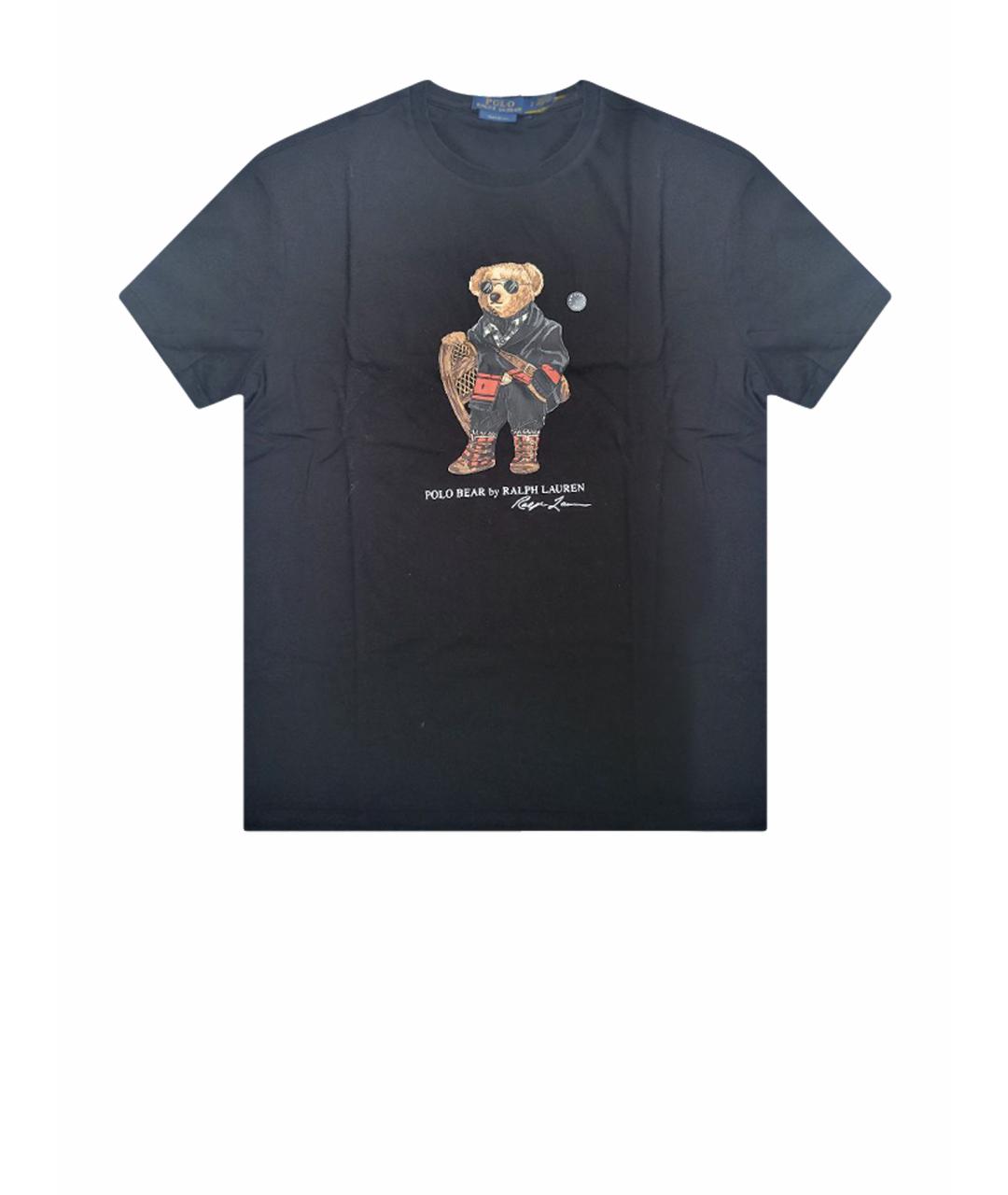 POLO RALPH LAUREN Черная хлопковая футболка, фото 1