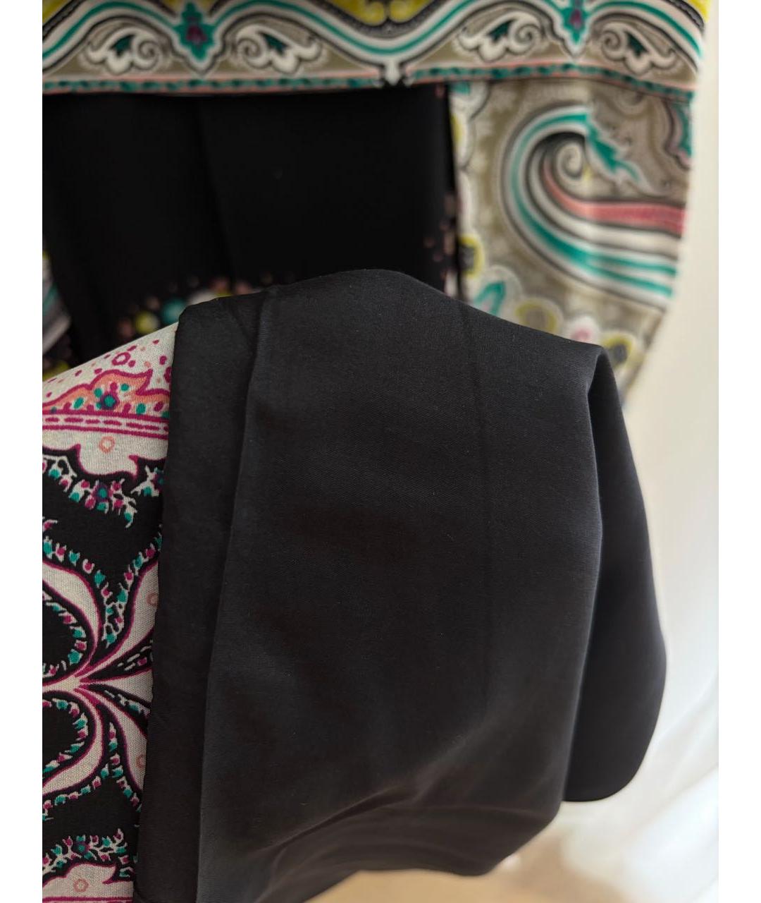 ETRO Черное шелковое вечернее платье, фото 3