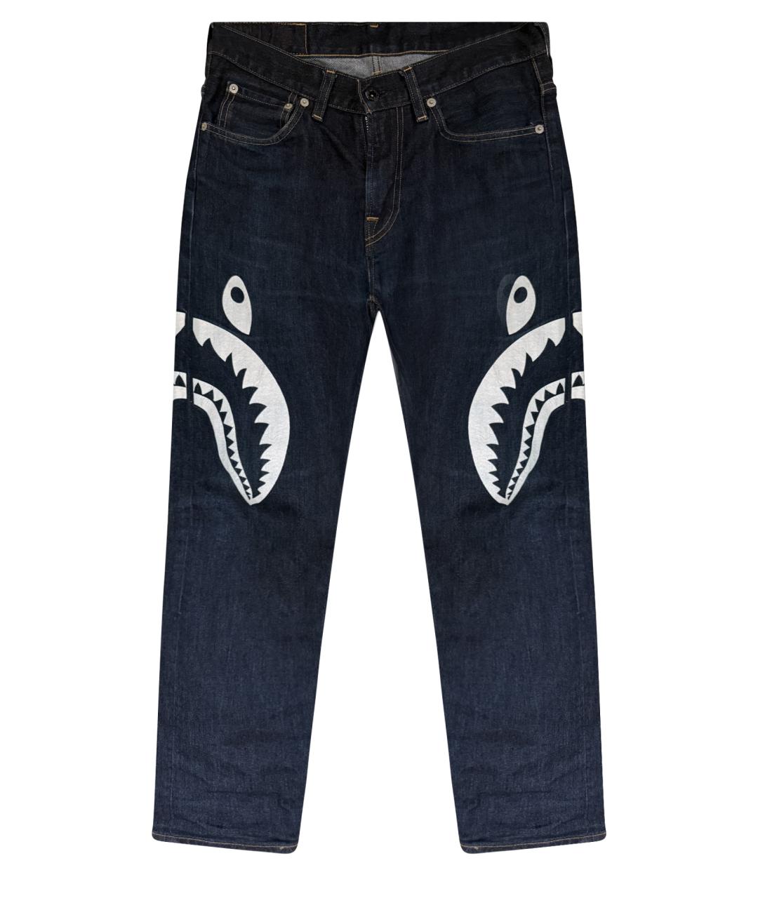 A BATHING APE Темно-синие деним детские джинсы, фото 1