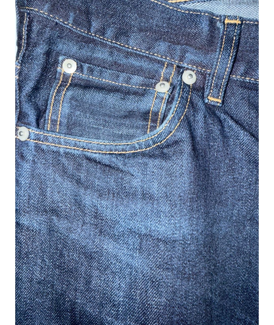 A BATHING APE Темно-синие деним детские джинсы, фото 3