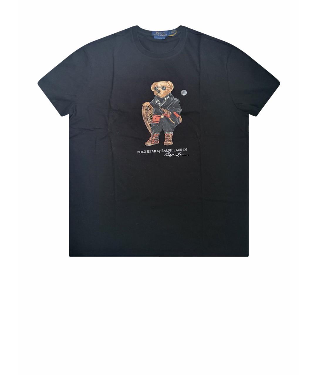 POLO RALPH LAUREN Черная хлопковая футболка, фото 1