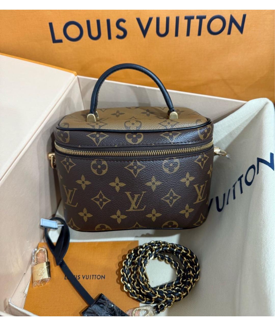 LOUIS VUITTON Коричневая сумка через плечо, фото 2