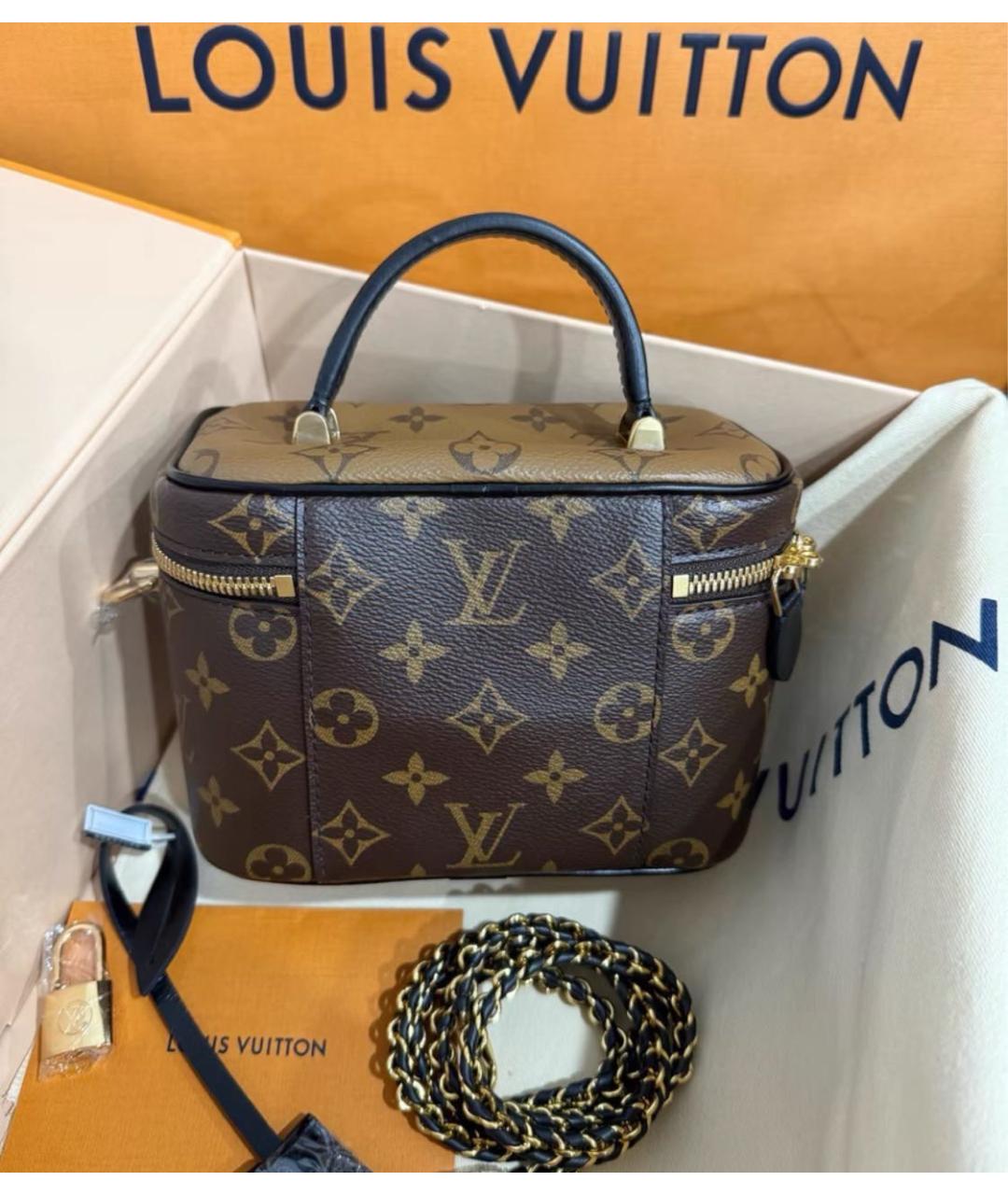 LOUIS VUITTON Коричневая сумка через плечо, фото 4