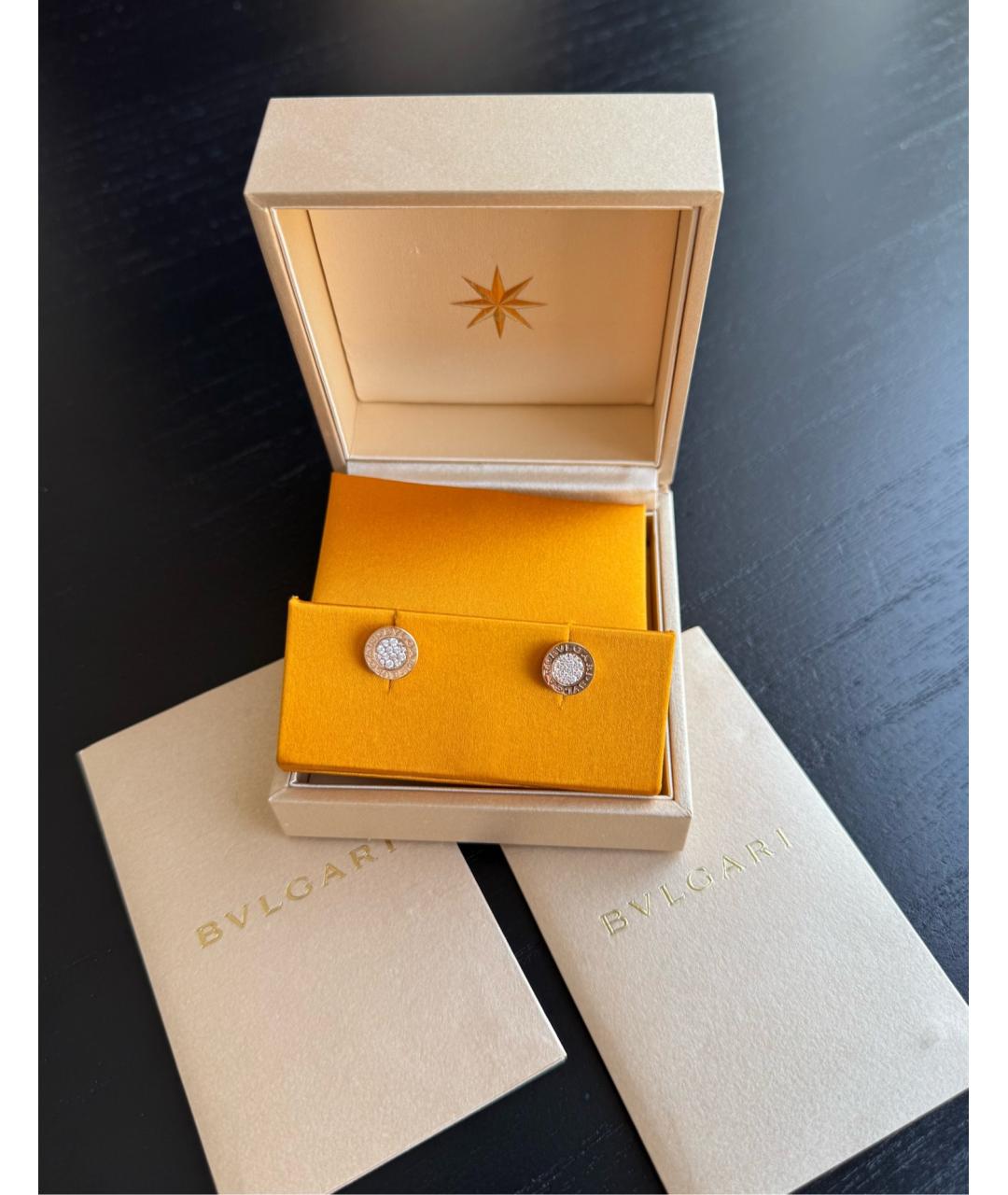 BVLGARI Золотые серьги из розового золота, фото 5