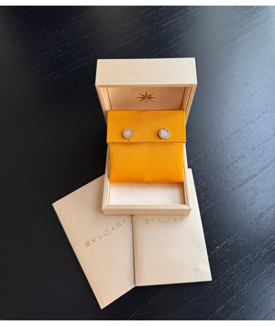 BVLGARI Золотые серьги из розового золота, фото 2