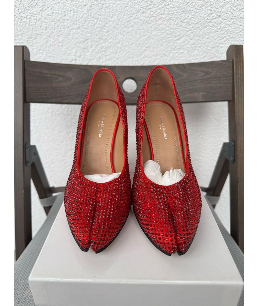 MAISON MARGIELA Красные туфли, фото 4