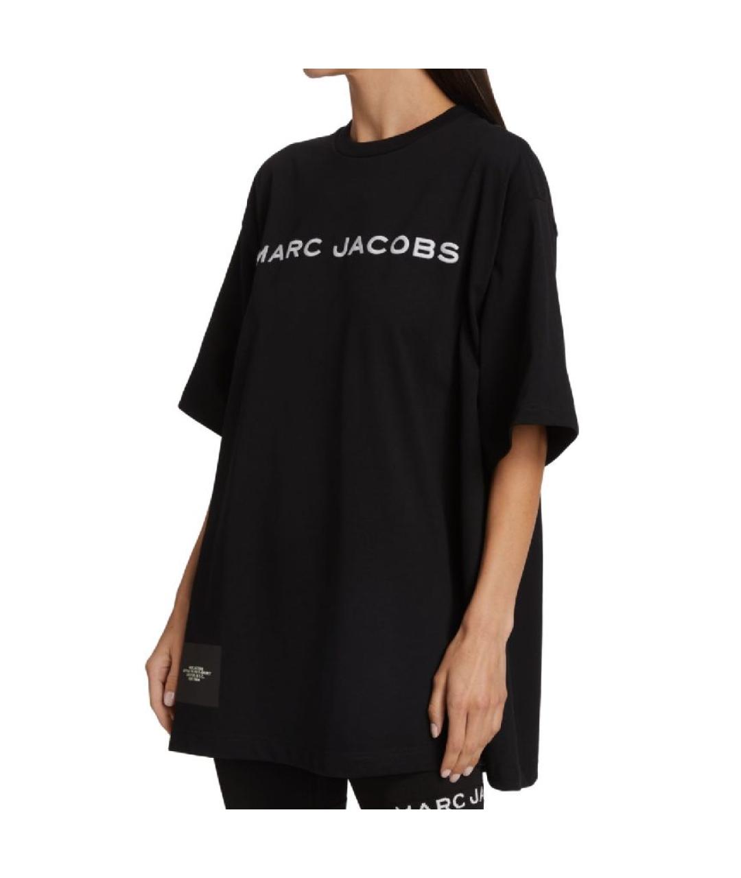 MARC JACOBS Черная хлопковая футболка, фото 7