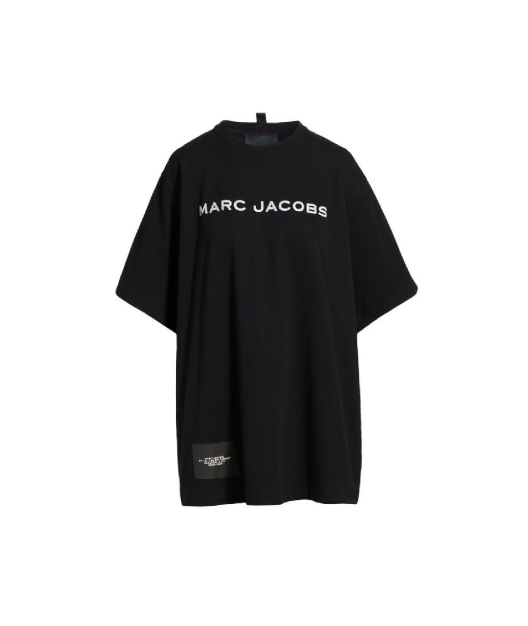 MARC JACOBS Черная хлопковая футболка, фото 8