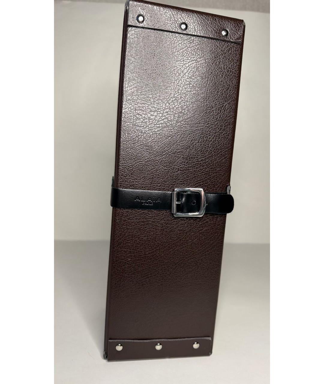 ALAIA Черные кожаные балетки, фото 7