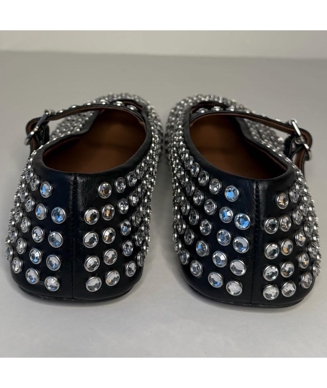 ALAIA Черные кожаные балетки, фото 4