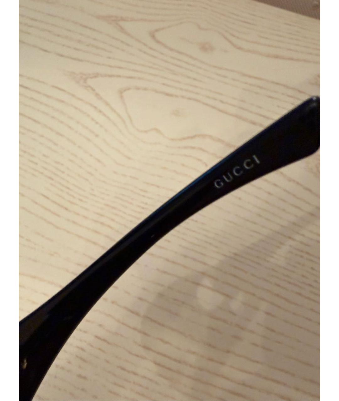 GUCCI Черные пластиковые солнцезащитные очки, фото 5