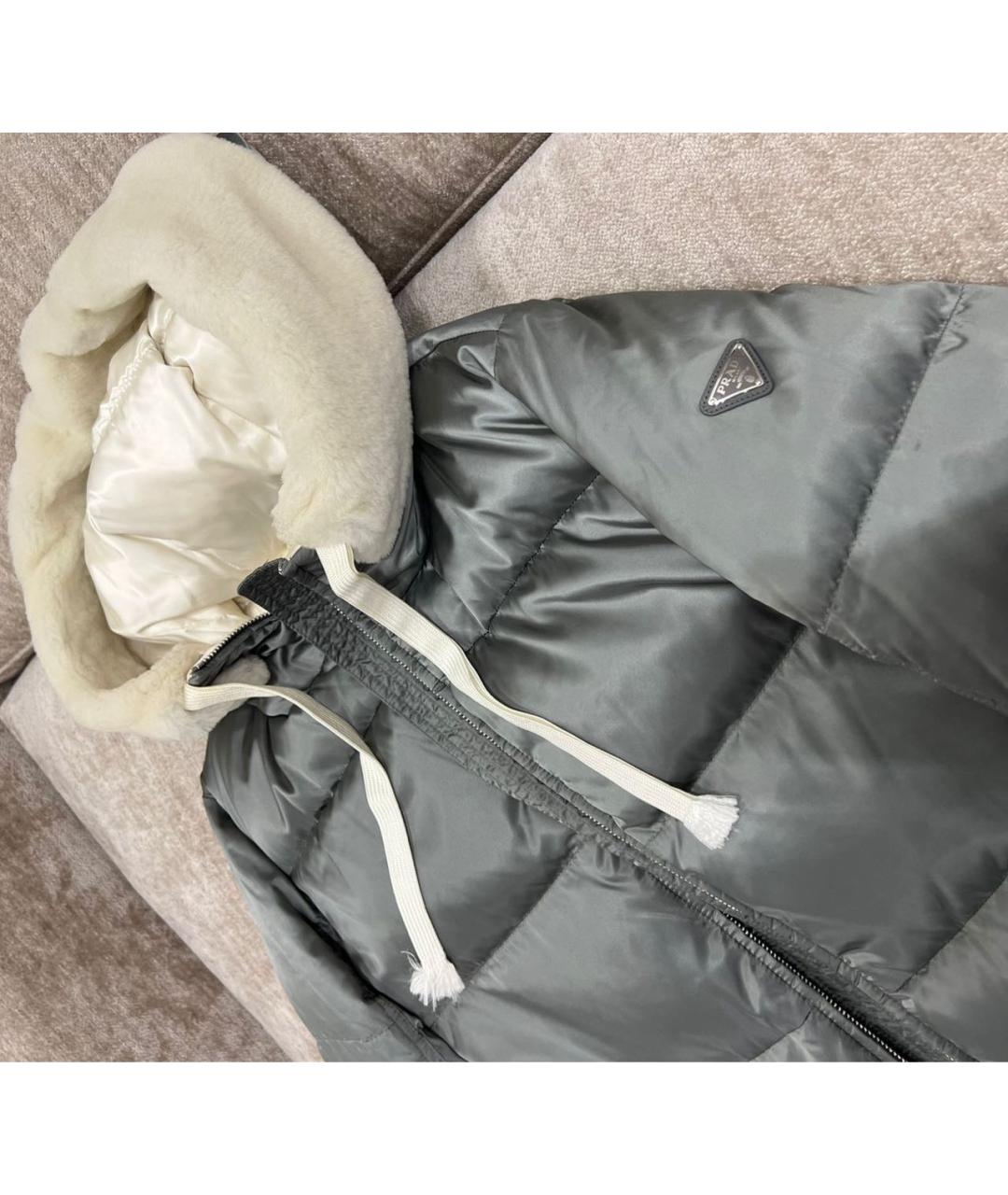 PRADA Бирюзовый пуховик, фото 3