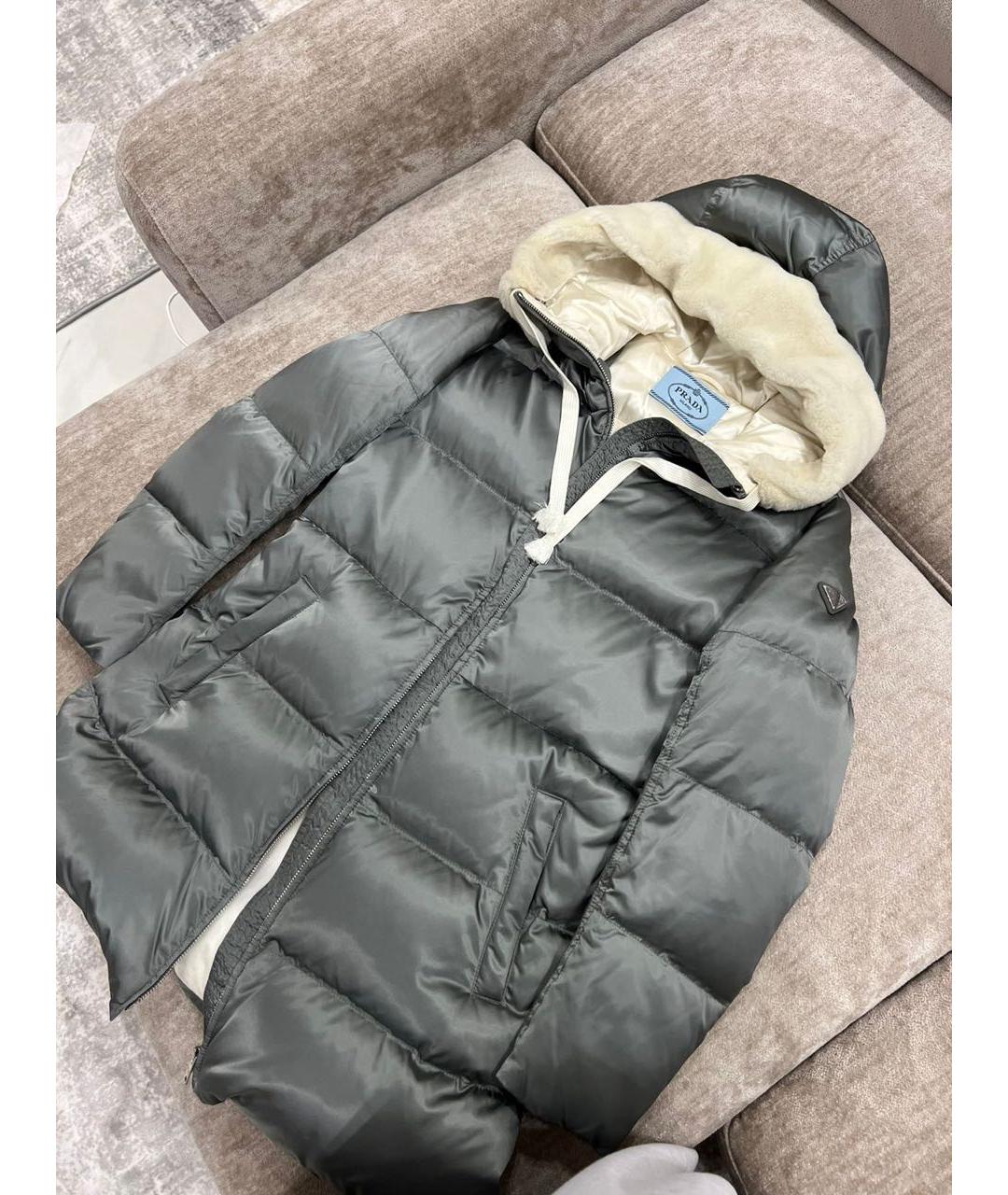 PRADA Бирюзовый пуховик, фото 2