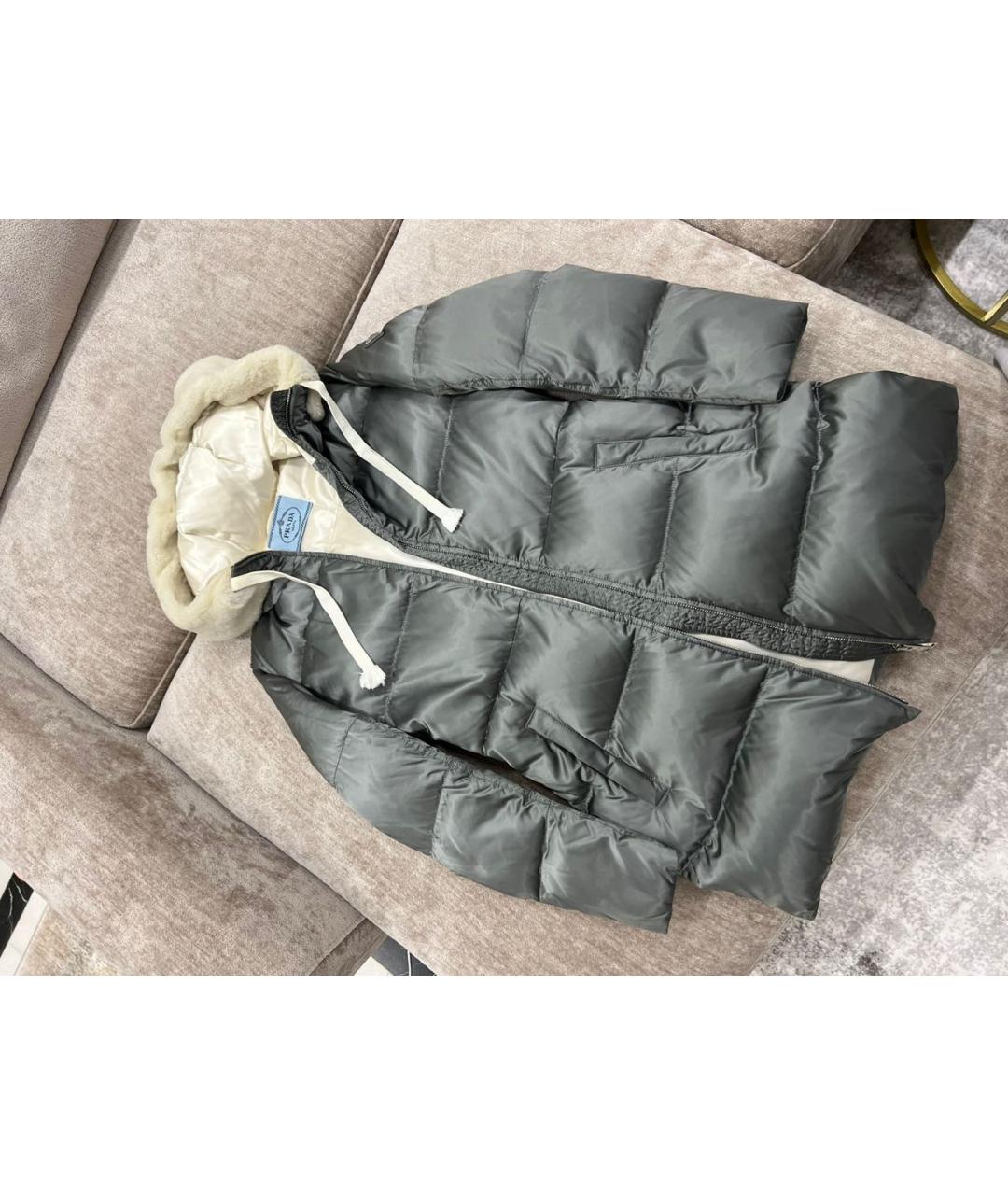 PRADA Бирюзовый пуховик, фото 5