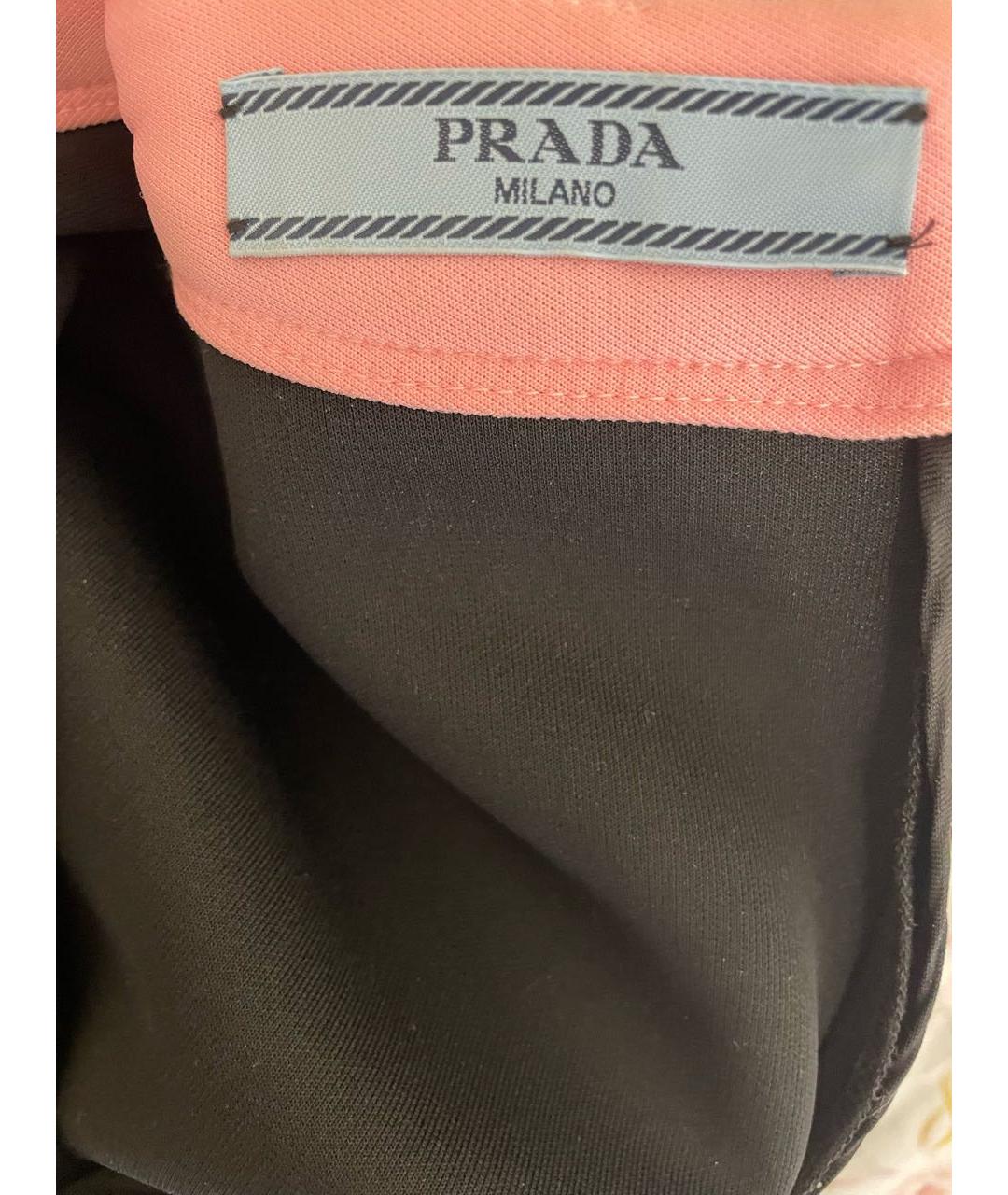 PRADA Черная полиэстеровая футболка, фото 3