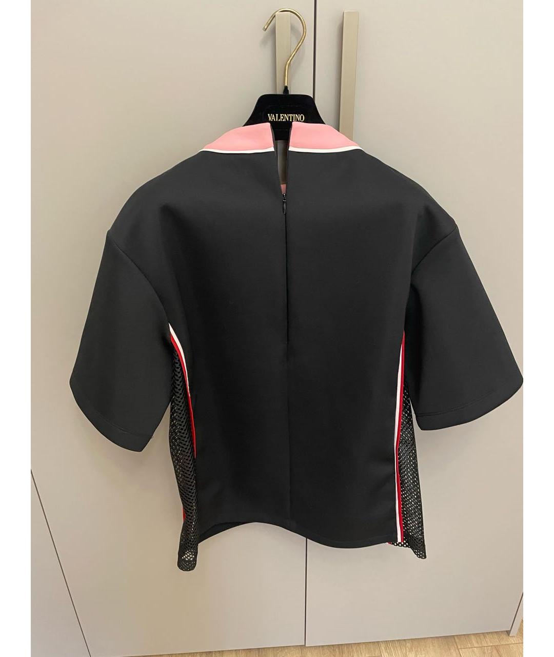 PRADA Черная полиэстеровая футболка, фото 2