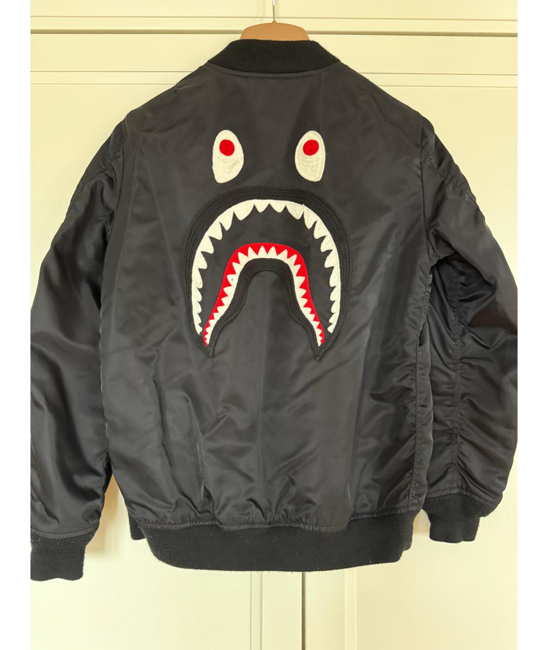 A BATHING APE Черная полиамидовая куртка, фото 2