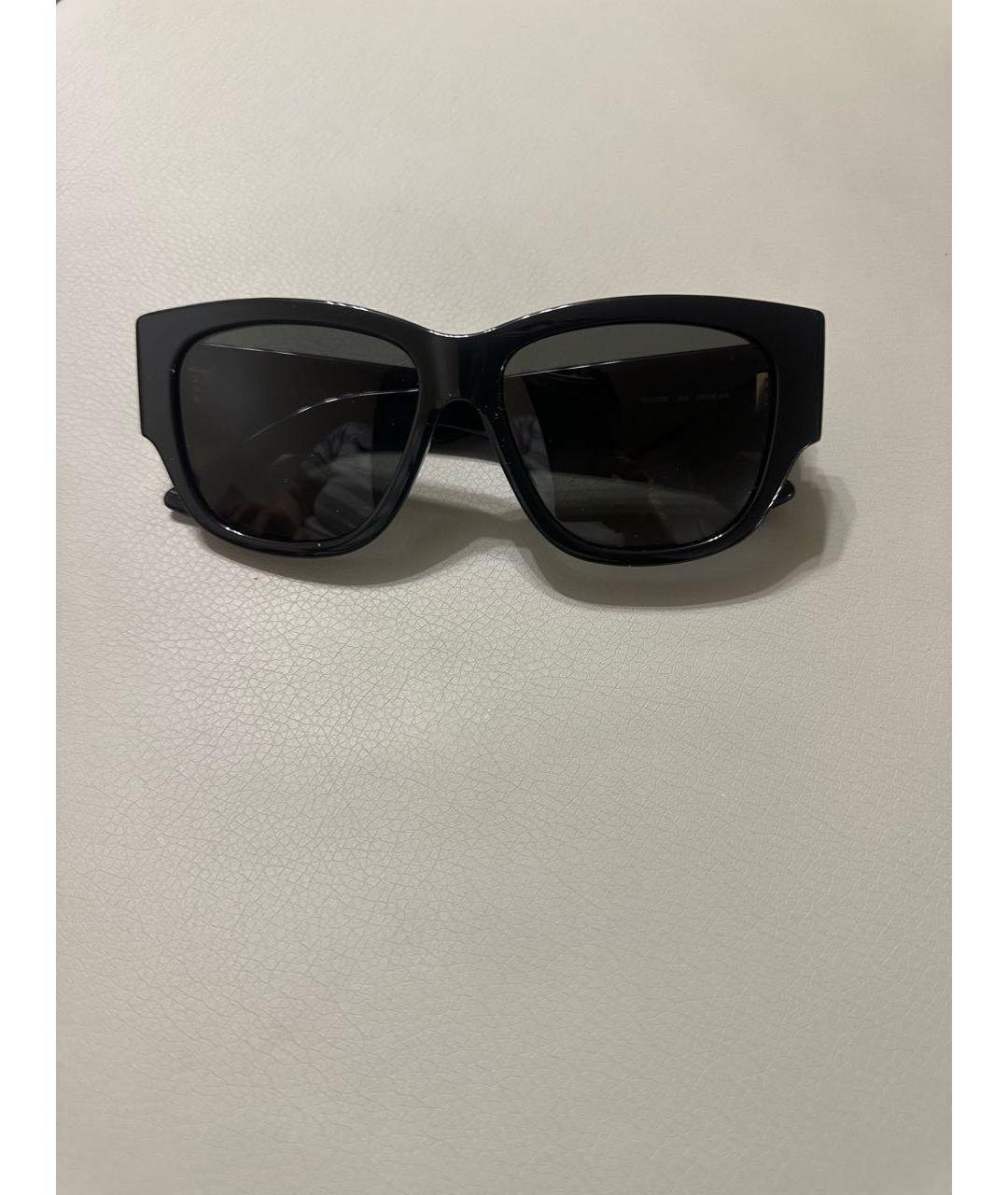 BOTTEGA VENETA Черные пластиковые солнцезащитные очки, фото 6