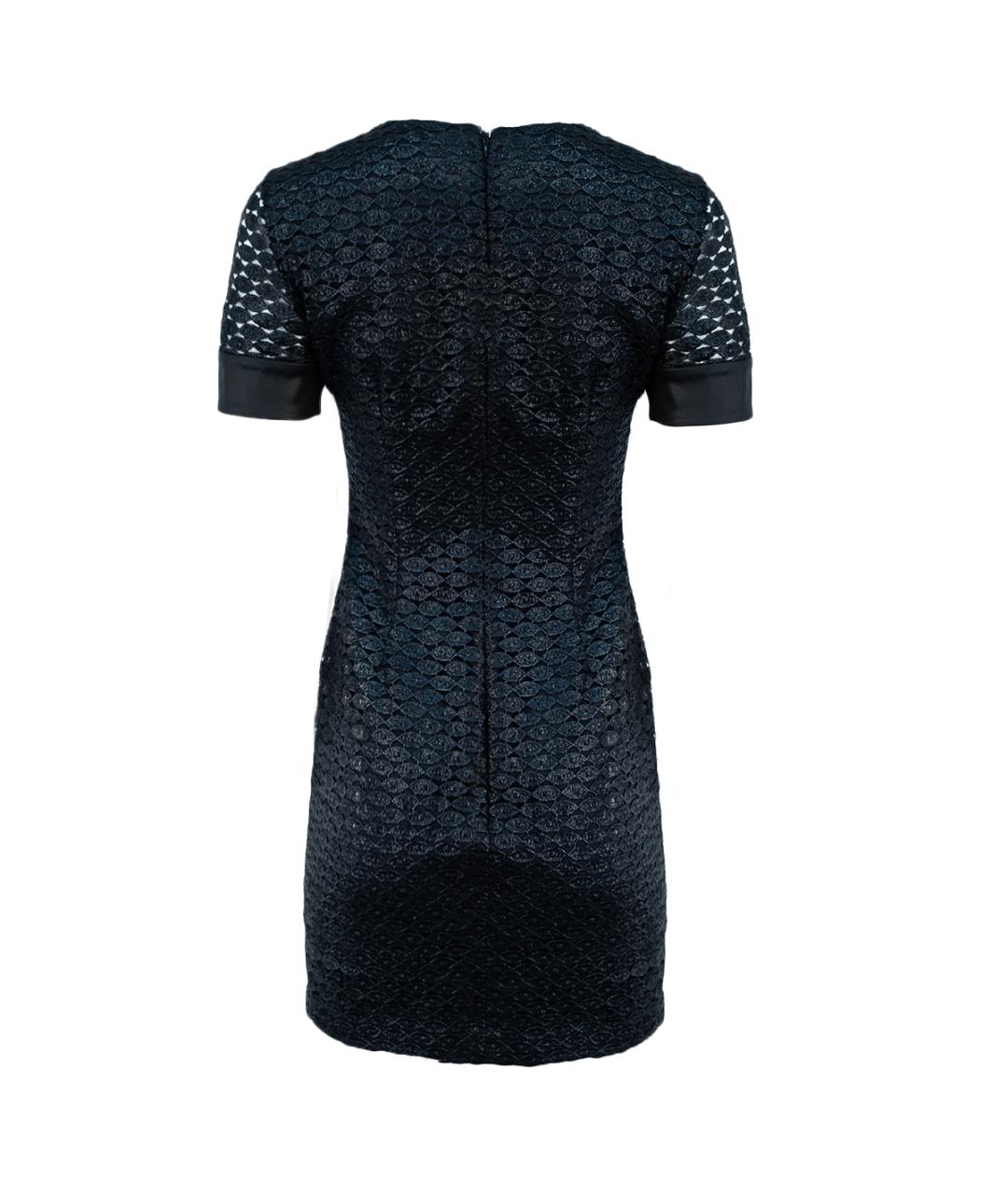 DIANE VON FURSTENBERG Черное полиэстеровое повседневное платье, фото 2