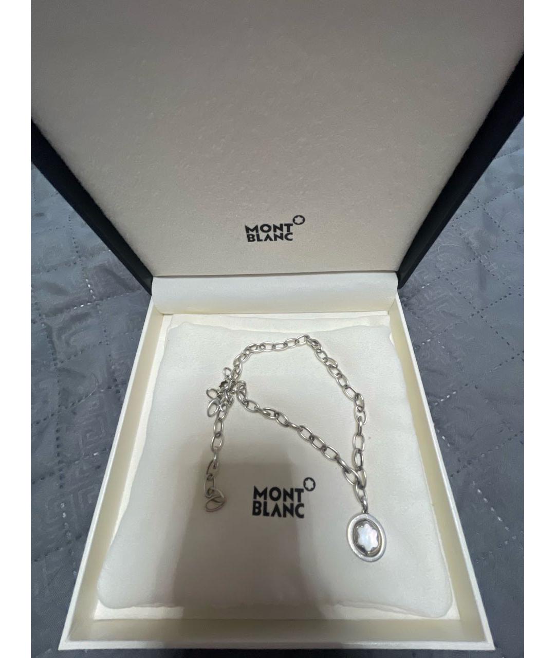 MONTBLANC Серебряное серебряное колье, фото 2