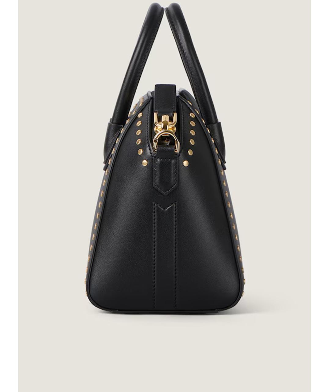 GIVENCHY Черная кожаная сумка тоут, фото 2