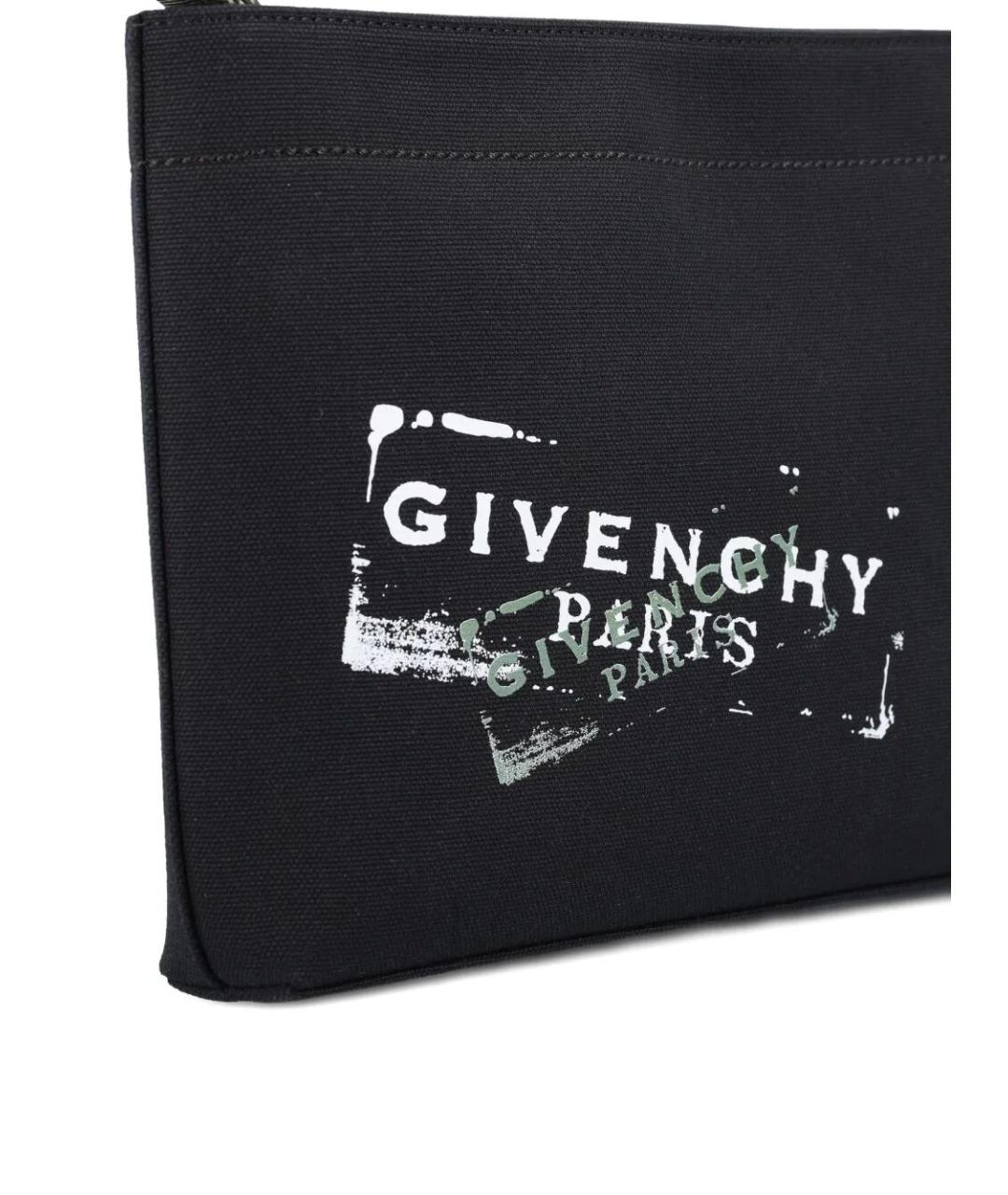 GIVENCHY Черная хлопковая барсетка, фото 3