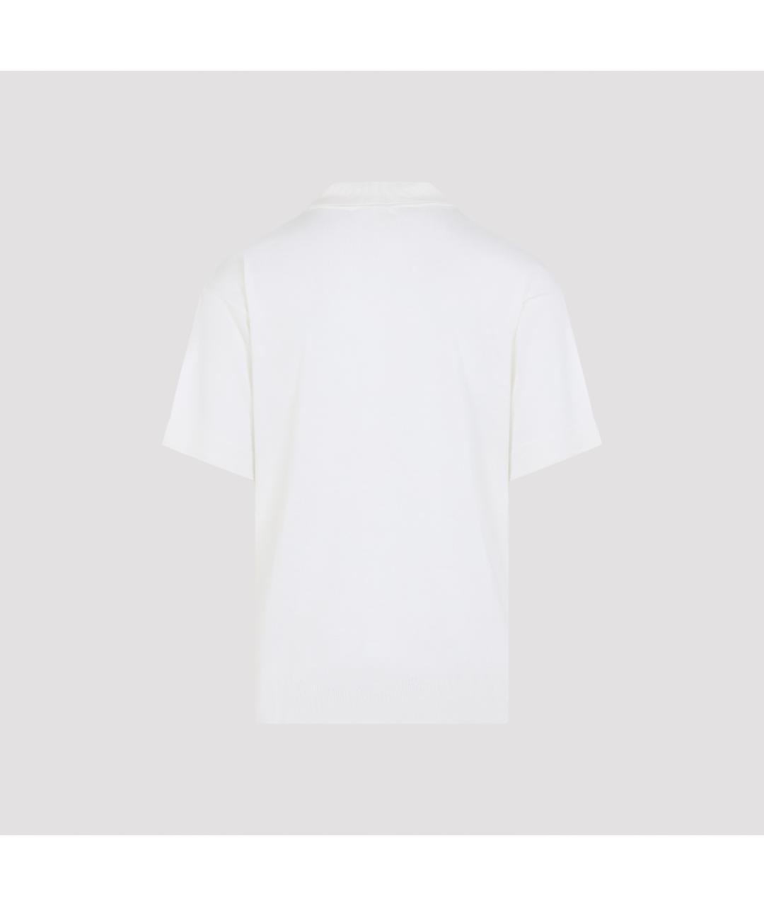 Ami Paris Белое поло с коротким рукавом, фото 2