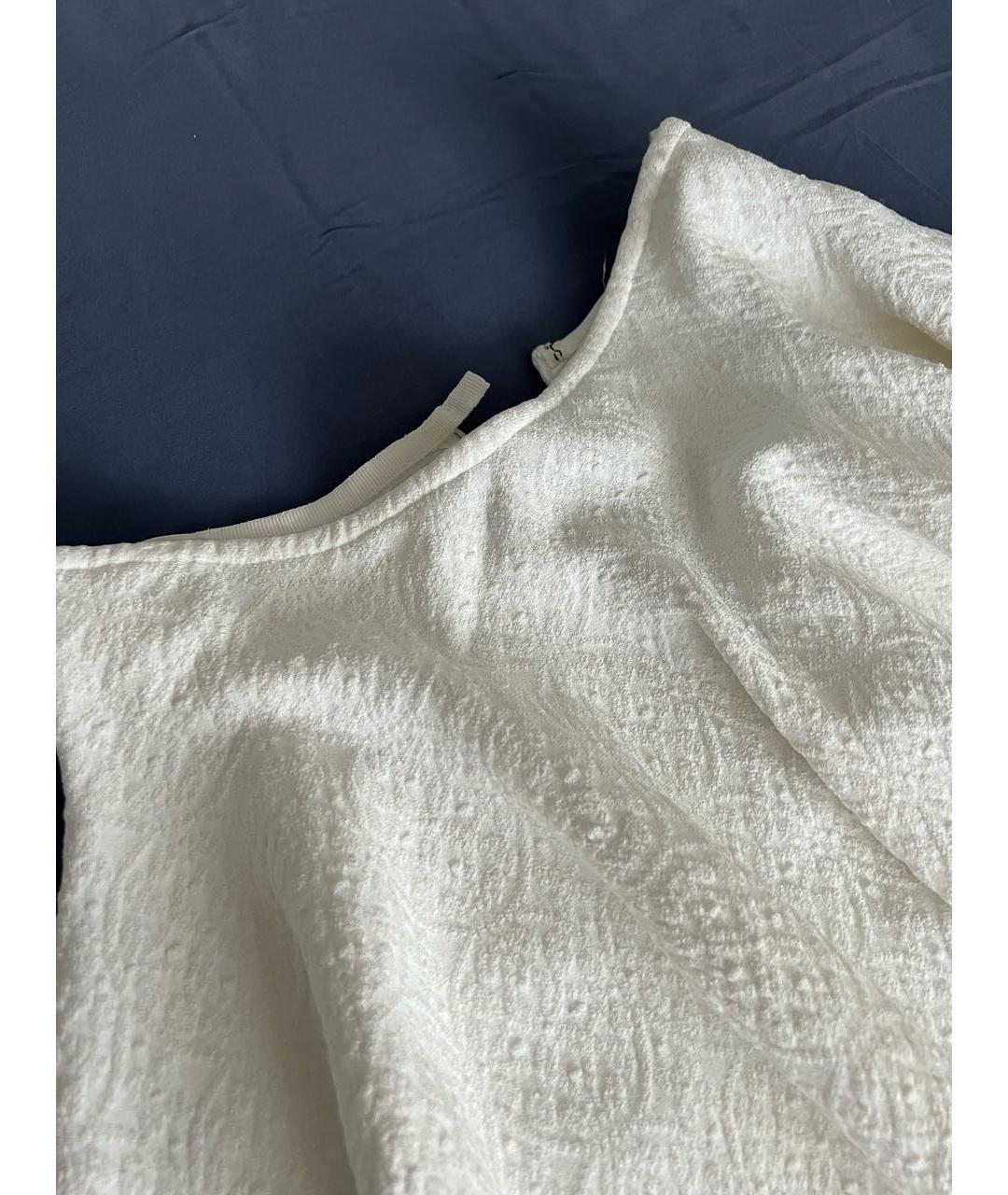 ALAIA Белая хлопковая юбка мини, фото 2