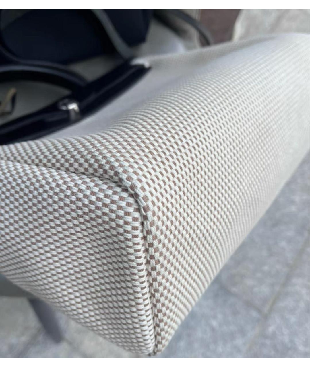 HERMES Черная тканевая сумка через плечо, фото 5