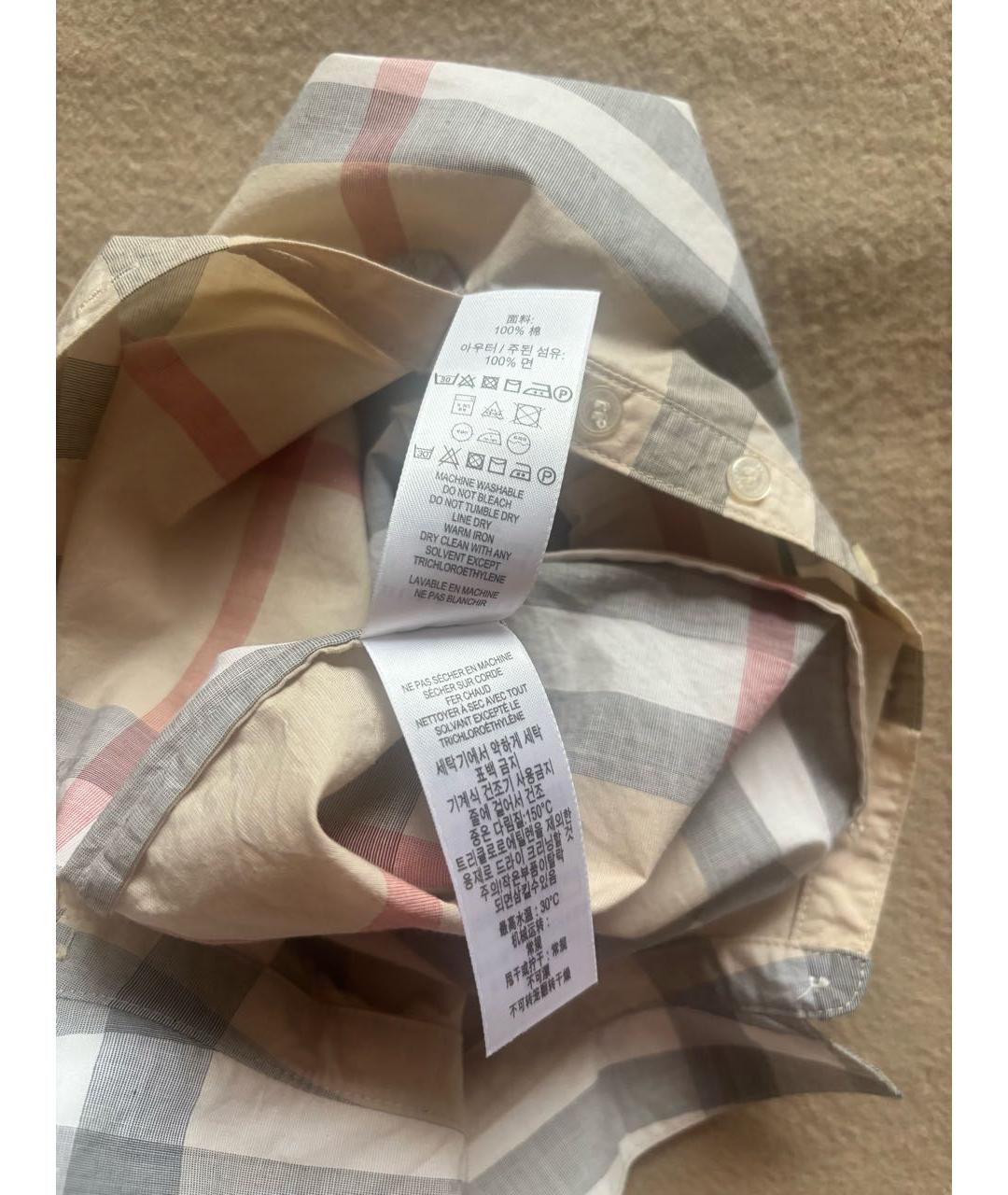 BURBERRY Мульти хлопковый боди / песочник, фото 4