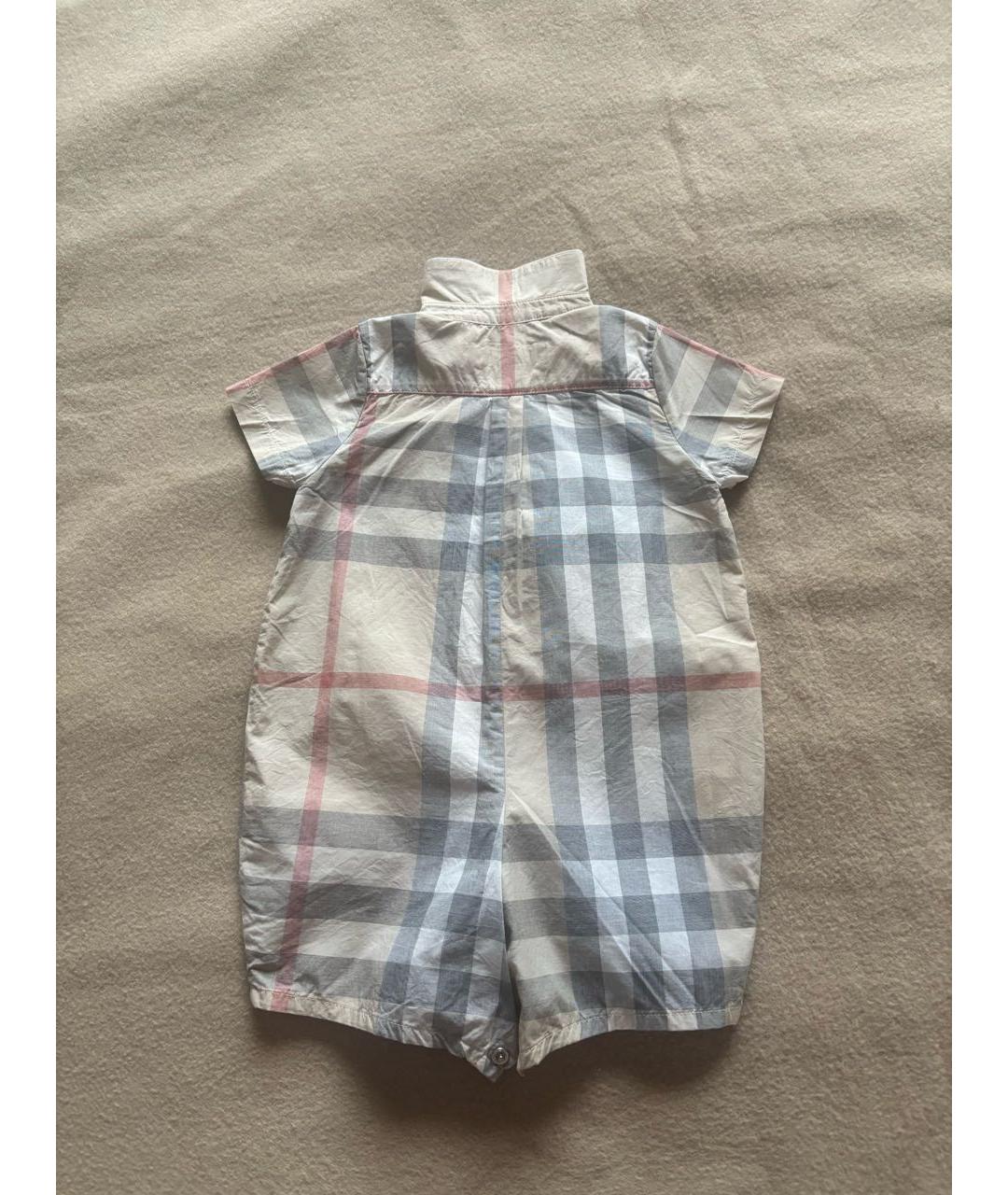 BURBERRY Мульти хлопковый боди / песочник, фото 2