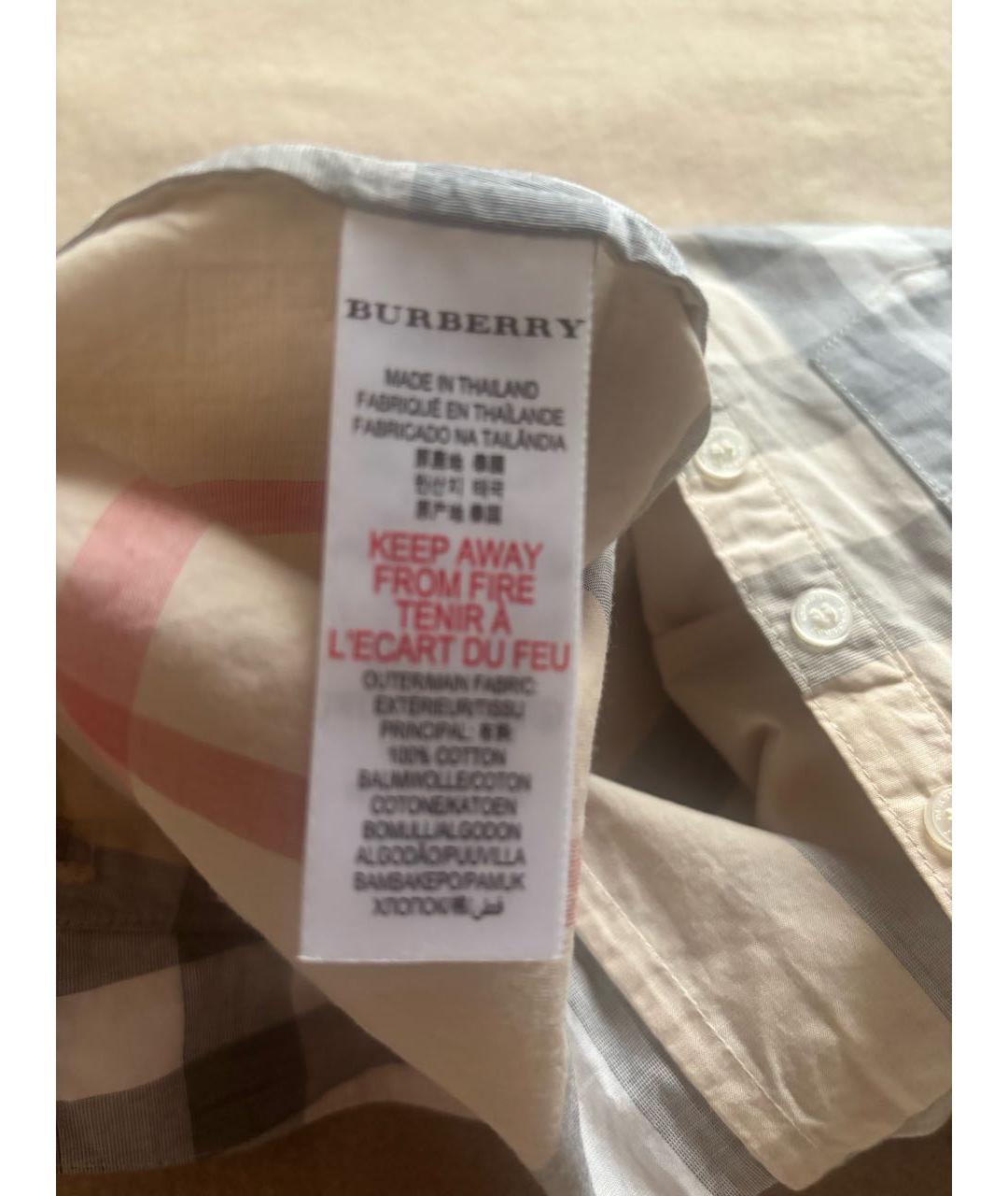 BURBERRY Мульти хлопковый боди / песочник, фото 3