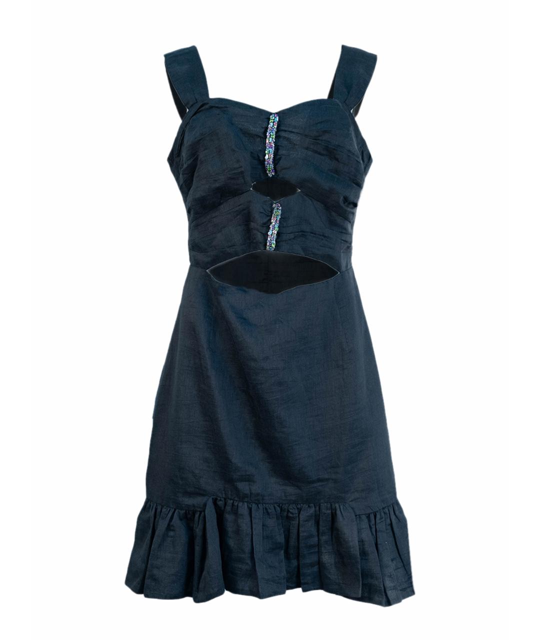 SANDRO Черное повседневное платье, фото 6