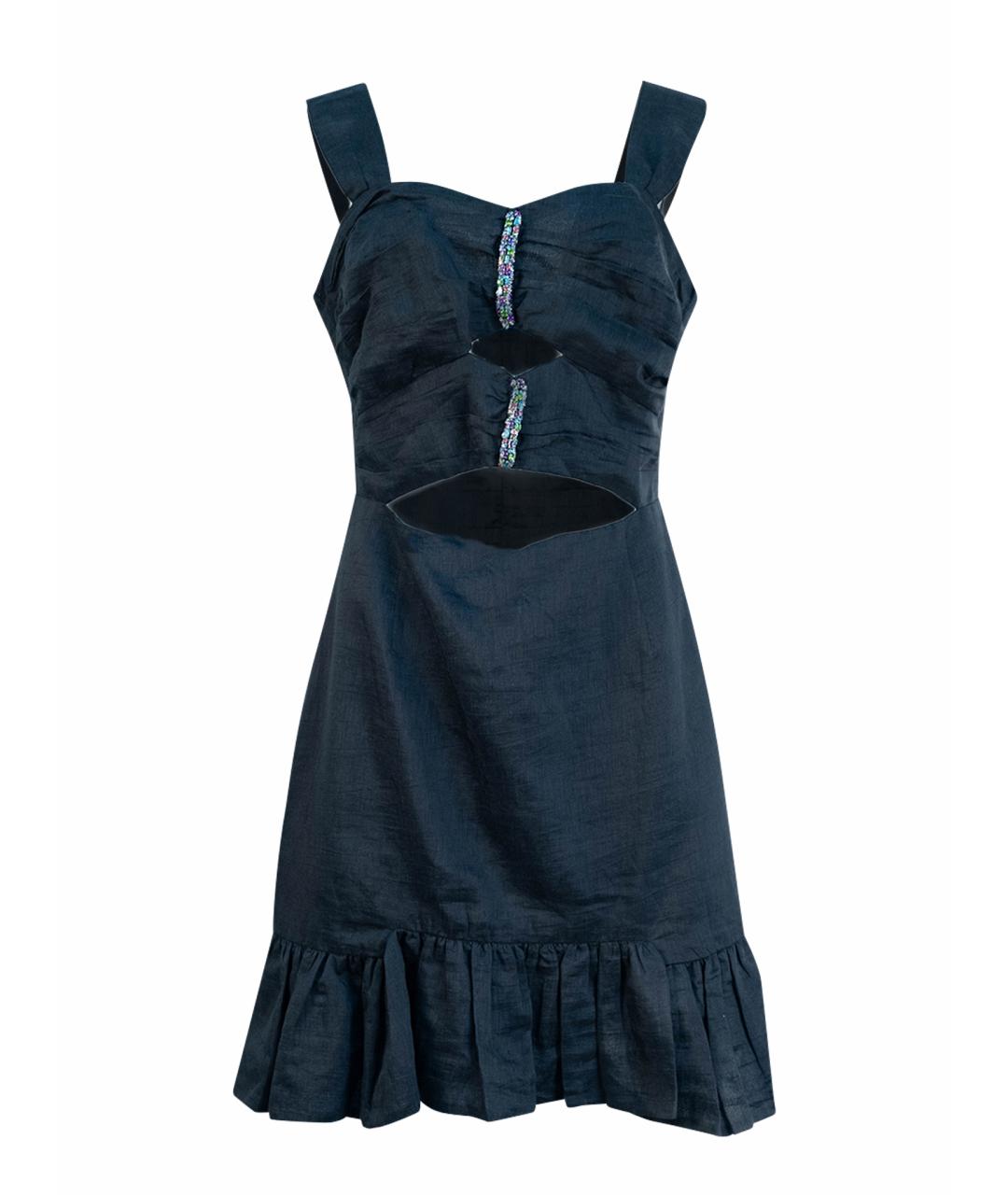 SANDRO Черное повседневное платье, фото 1