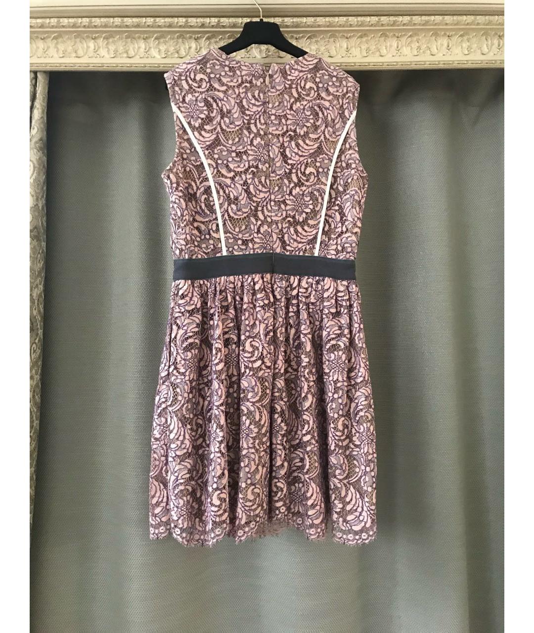 MSGM Розовое хлопковое коктейльное платье, фото 7